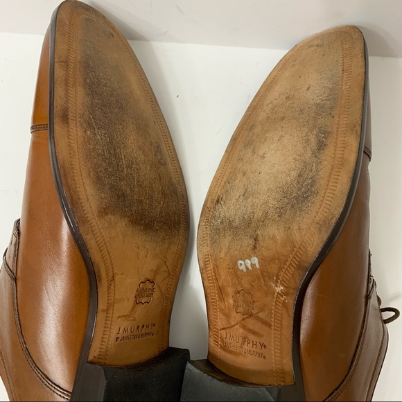 Johnston & Murphy Novick Brown Cap Toe Lace Up Shoes Size 13M main image 13